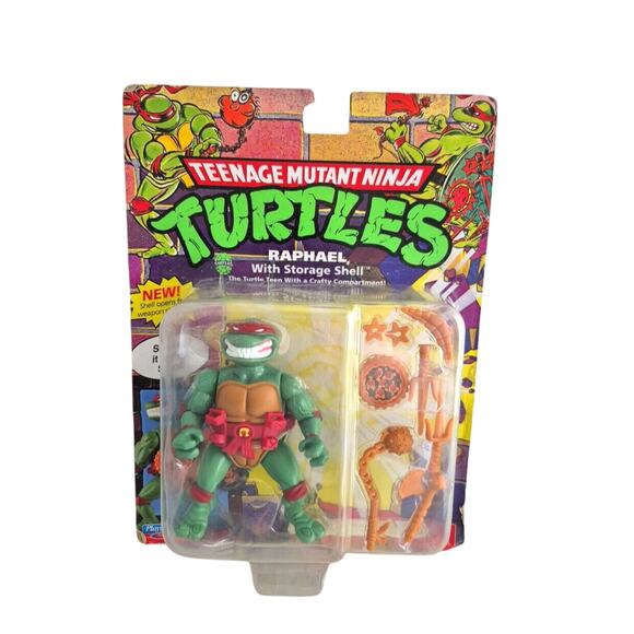 Playmates Teenage Mutant Ninja Turtles Raphael Storage Shell Figure Collectible - Picture 1 of 16